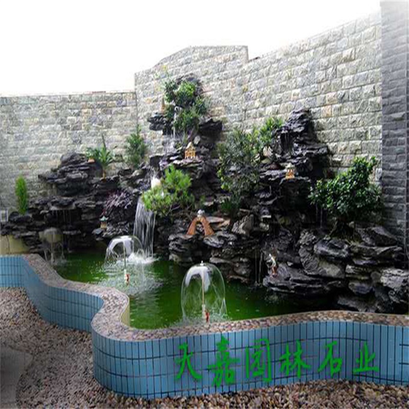 文峰小庭院水景设计